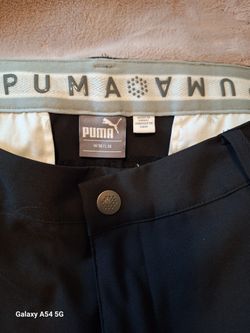 New PUMA Golf Pants Black with pockets.