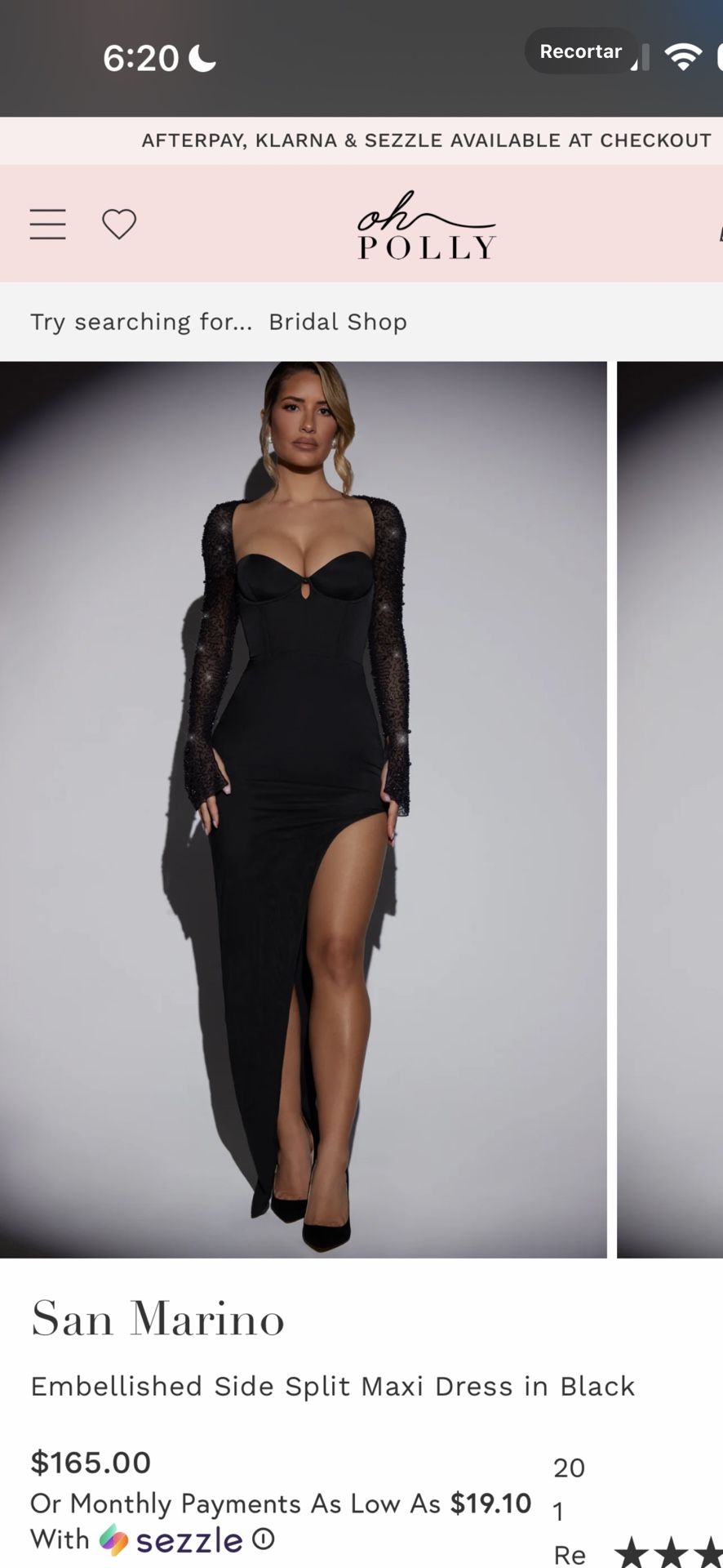Black Oh Polly Wedding Guest Dress