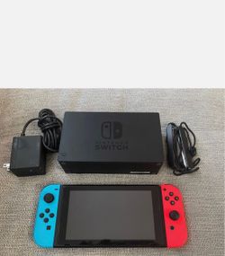 Nintendo Switch Console with Dock and Accessories