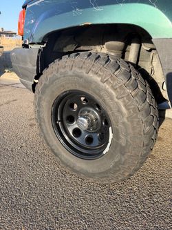 Rims and tires 5 LUG