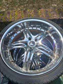 22" BIGG Rims And Tires