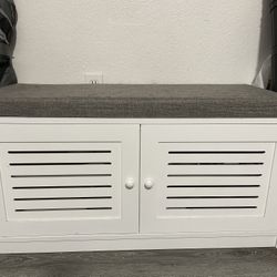 Shoe Storage Bench Organizer