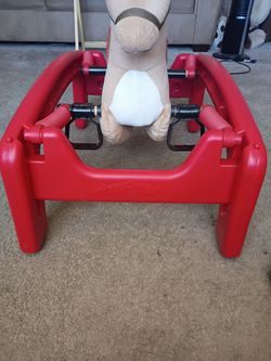 Rockin' Rider Kids Plush Rocking Horse