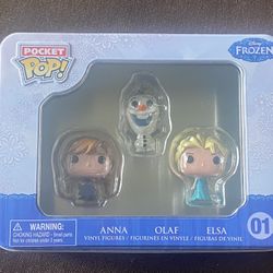 Frozen Funko Pocket Pop 3 Pack