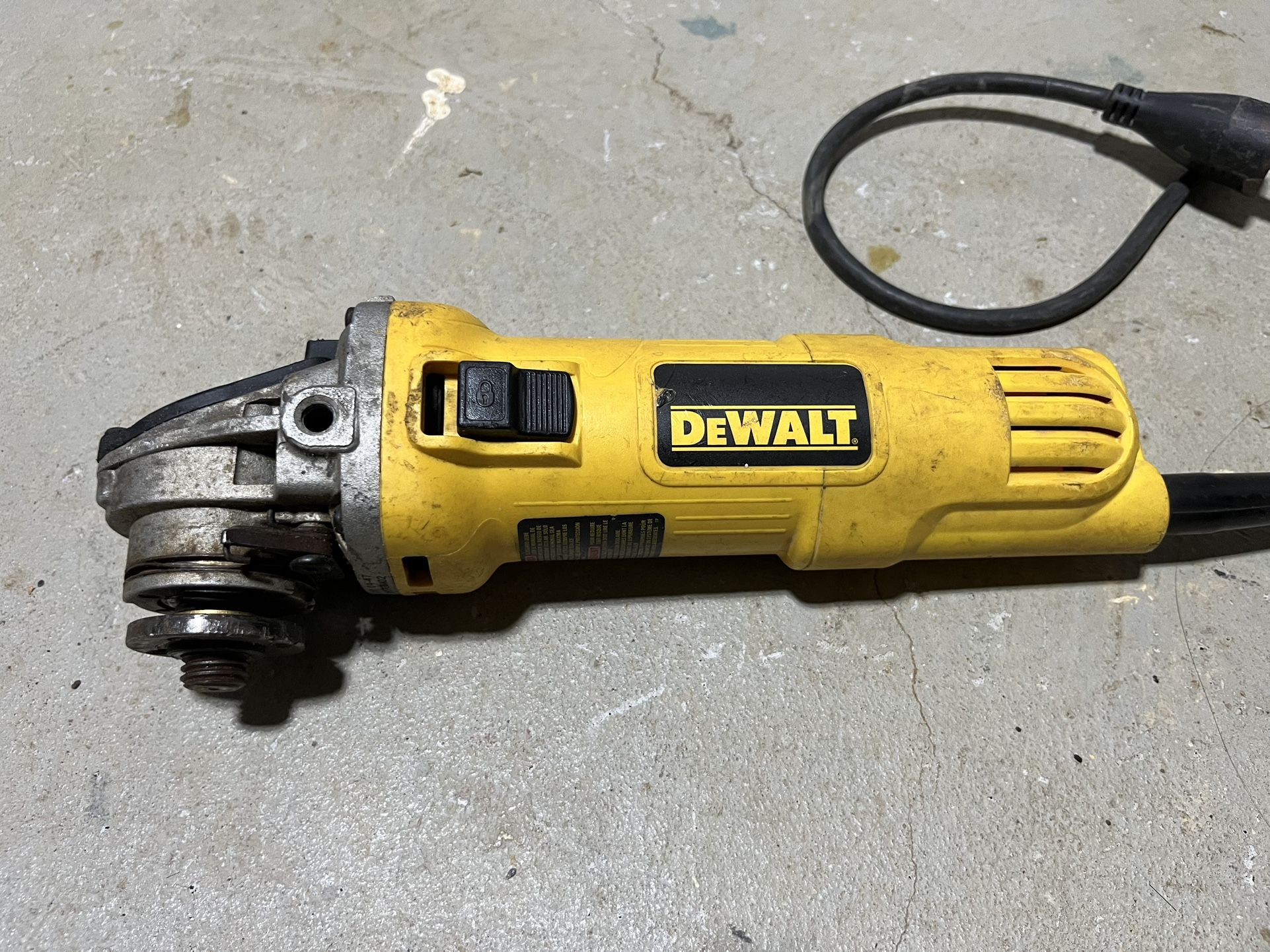DEWALT angle grinder
