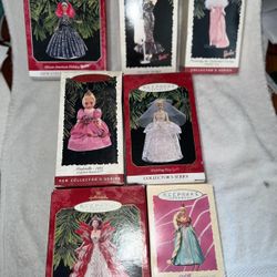 Barbie Christmas Holiday Series Ornaments Vintage New