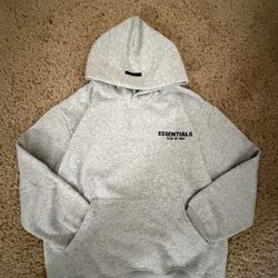 Fear of God Grey Essentials hoodie  never worn brand new Size Small-Large available DM for questions