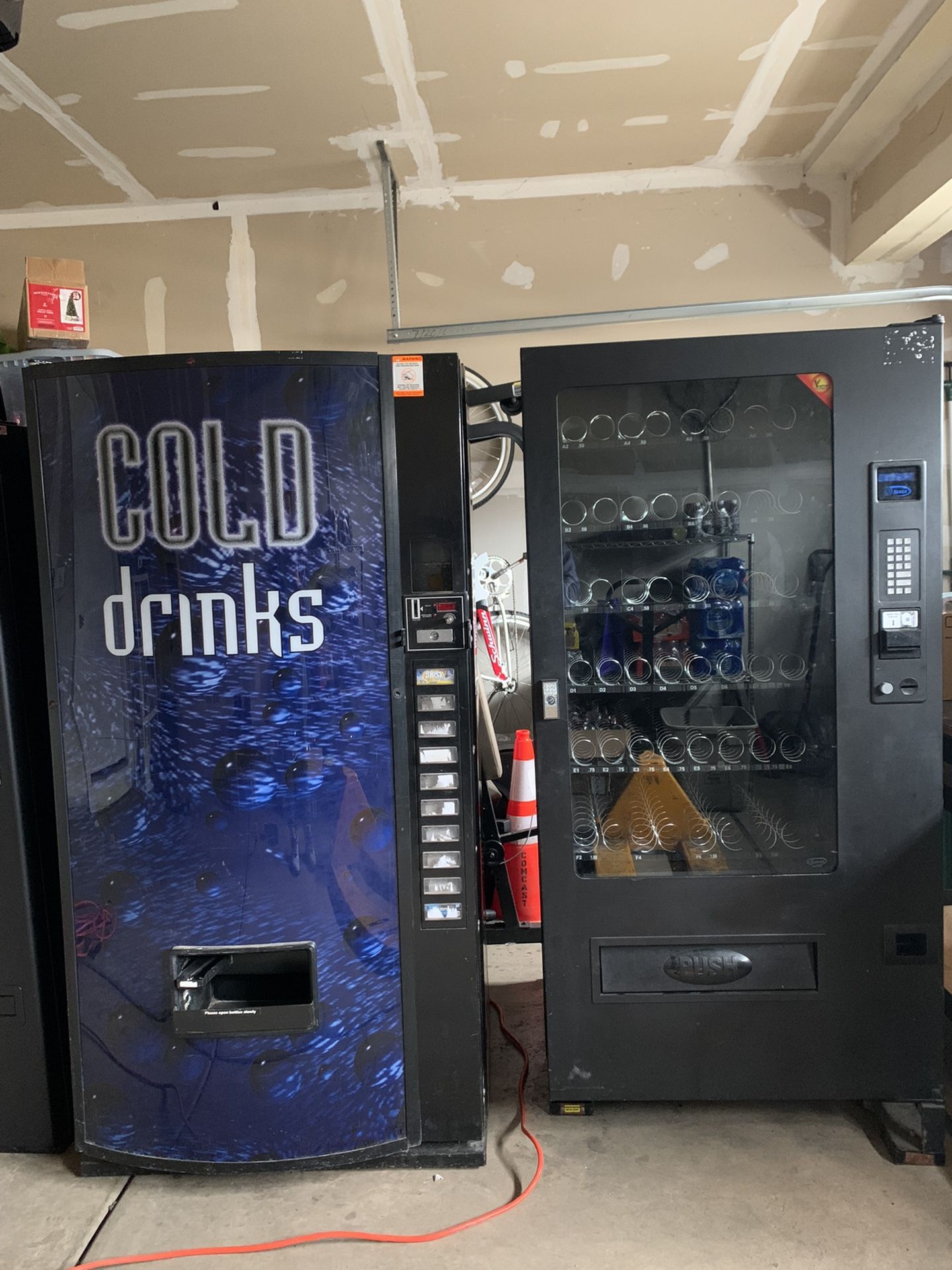 Drink and Snack Vending Machines