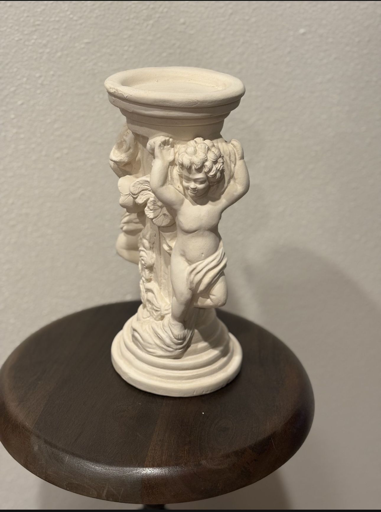 Vintage Cherub Candle Holder Decor Stand - Holiday Decor 