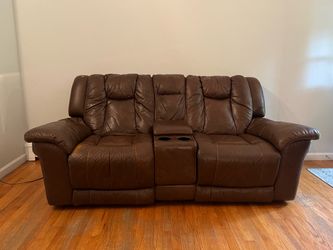 Gorgeous Brown Leather Couch