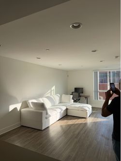 ☁️NEW! White cloud sectional couch sofa