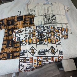 Handmade Shirts From Uganda Collection Of 4