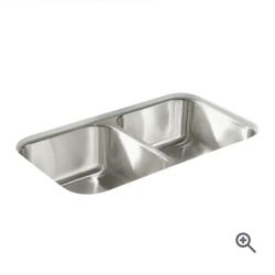 Sterling Double Basin Stainless Steel Sink 