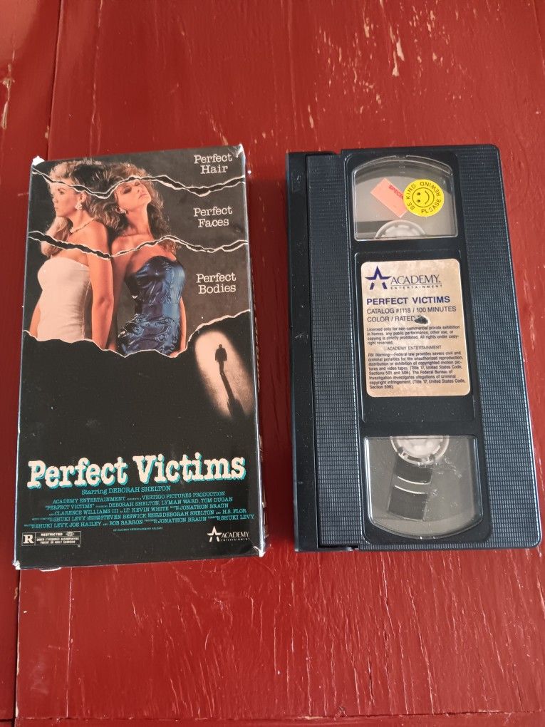 PERFECT VICTIMS VHS 1988 Academy Video Sleaze Thriller