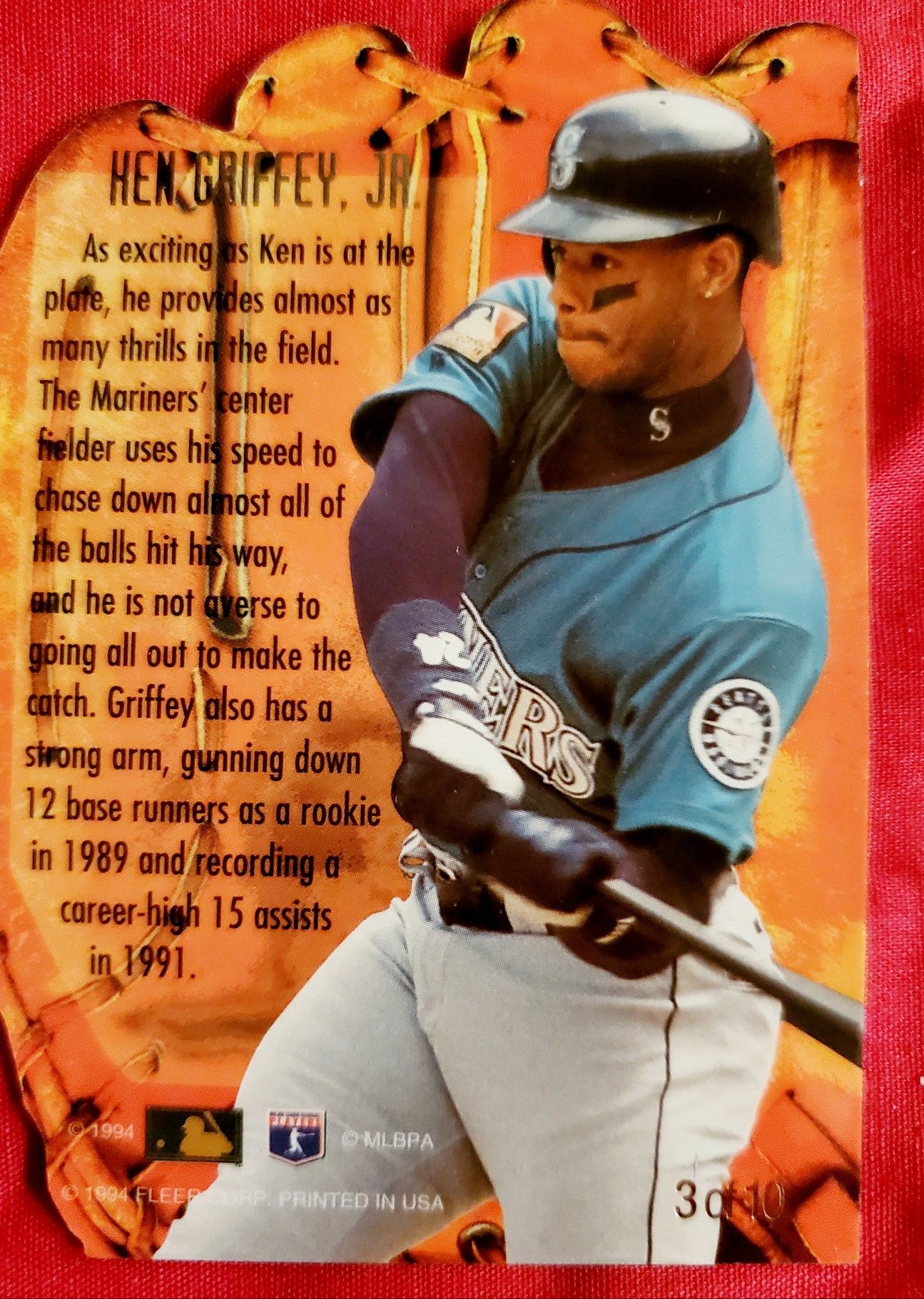 Ken Griffey Jr. 94 Flair Hot Glove Card for Sale in Asheboro, NC