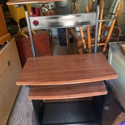 Nice desk it’s 32 inches tall 32 inches wide and 20 inches deep
