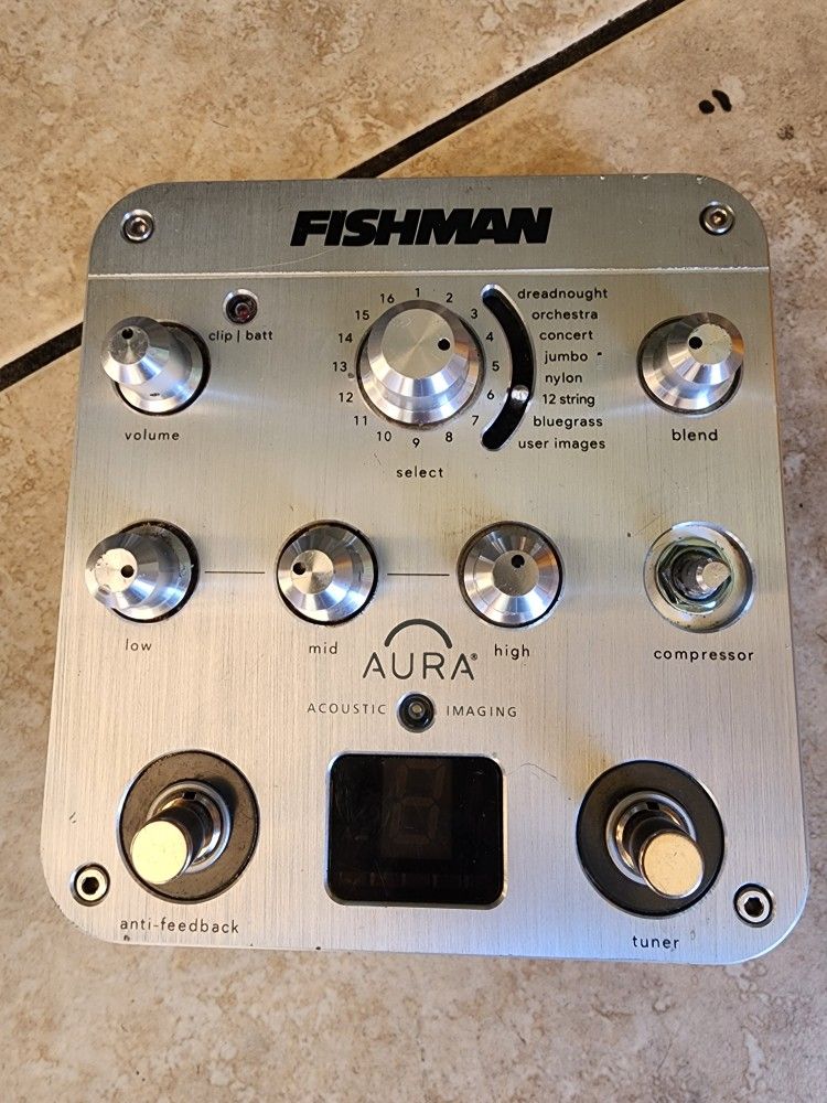 Fishman Aura Spectrum DI Acoustic Imaging Pedal FISHMAN