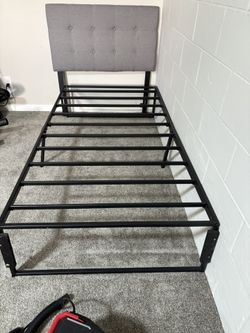 Twin Platform And Headboard