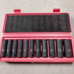 1/2" Drive Metric Deep Impact Sockets 