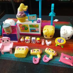 Lot Of *Shopkins* Kids Toys Girls, Small Mart, Clean 