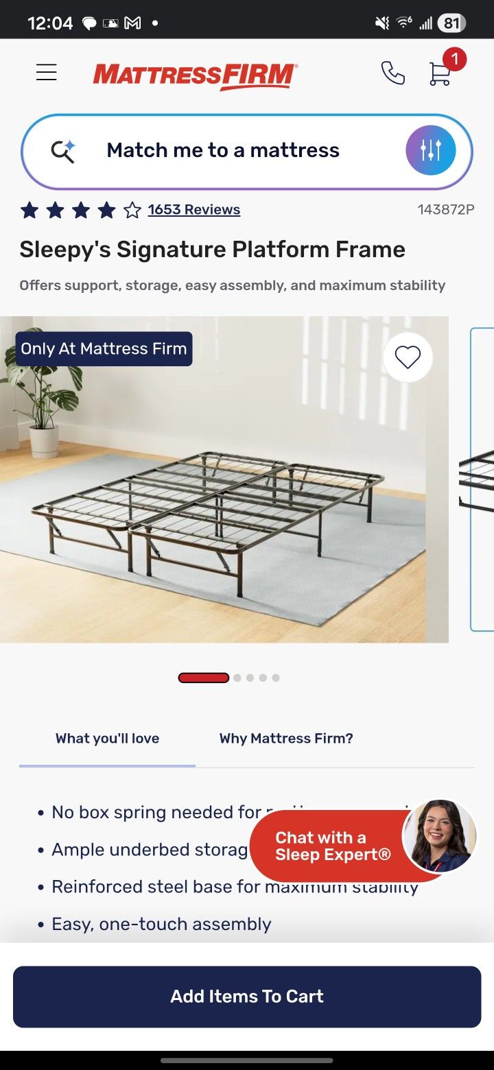 Queen Size Metal Bed Frame
