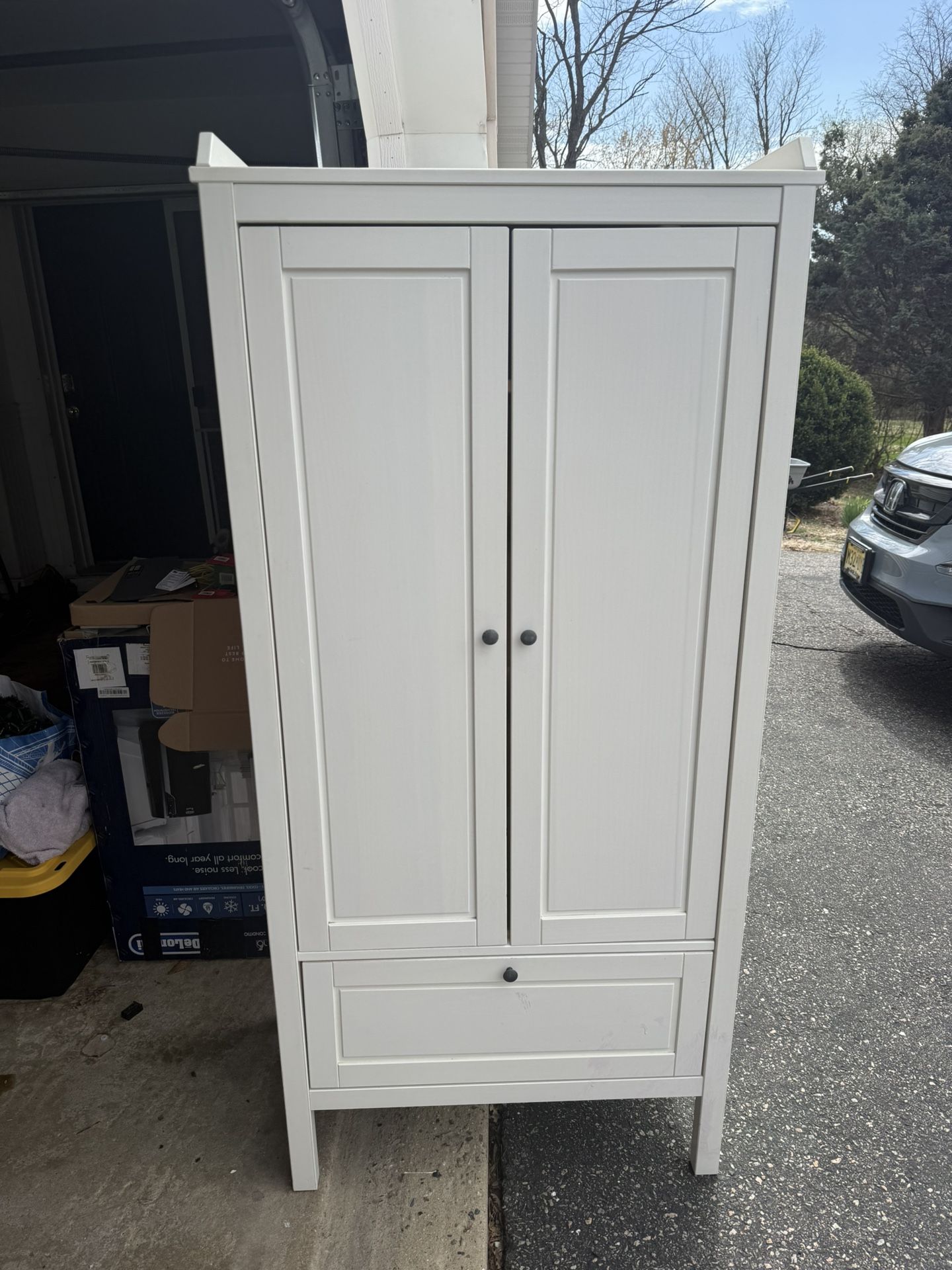 Large White Armoire White Wardrobe Cabinet: Ikea Sundvik