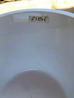 Beautiful black bathtub new