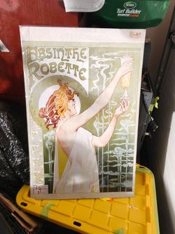 Absinthe Robette Art Nouveau Poster Print