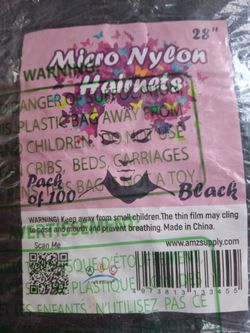 Micro nylon hairnets