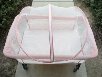 Beautiful Pink Bassinet