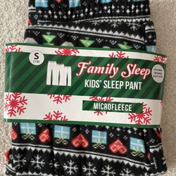 Kid’s  Microfleece Holiday Pajama Pants
