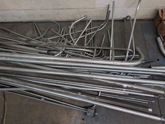 Large assortment of electrical conduit and junction boxes