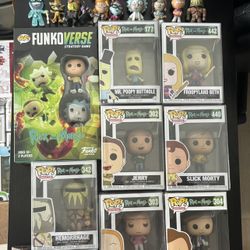 Rick And Morty Funko Lot