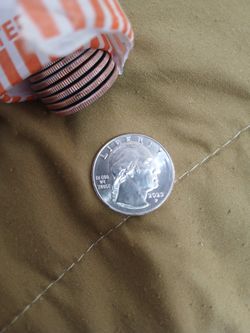 2023P US QUARTERS ROLL, ALL MINT ERRORS SAYS" IN COD WE TRUST" SHOULD SAY " IN GOD WE TRUST",UNCIRCULATED 40 COINS ROLL