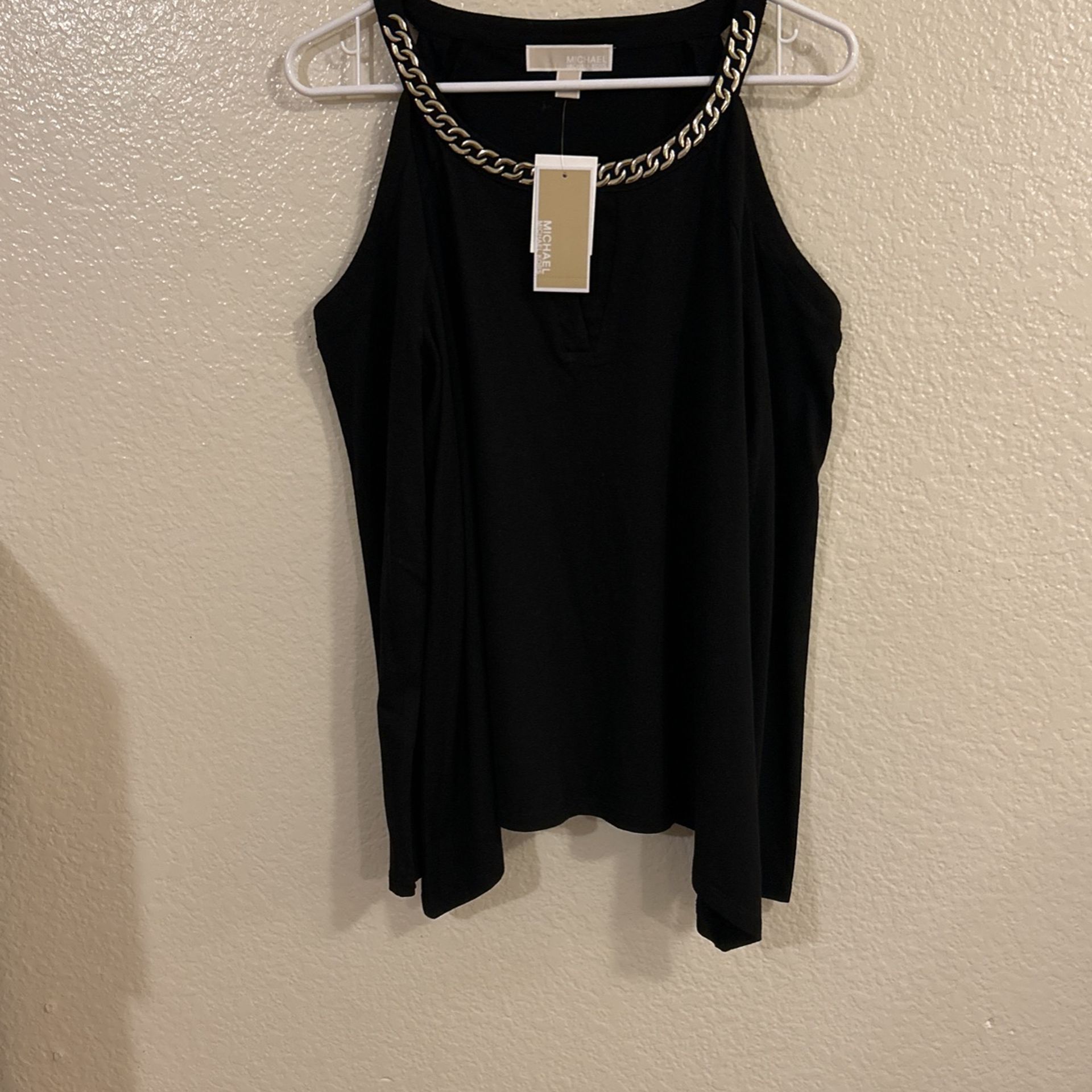 M Kors Black Blouse Size L
