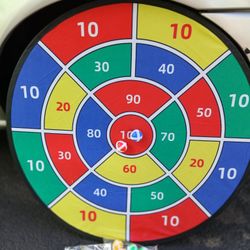 New 12 Ball Velcro Dart Board Game Set 12 Firm