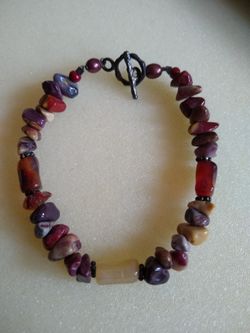 Mixed authentic gemstone bracelet