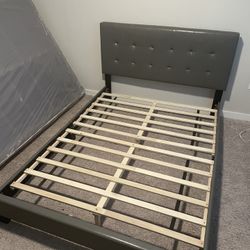 Full sized bed with frame