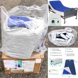 NEW Vive Health 5" Alternating Pressure Mattress - Fits Hospital Bed - With  Electric Pump System