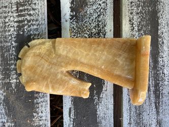 Mid Century Marble Horse Bookend