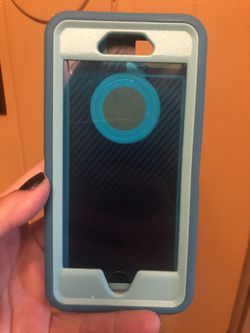 Blue cellphone cover for apple iPhone 6 case