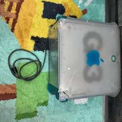 Working Apple Power Macintosh G3 Tower Blue and White