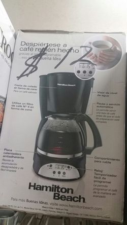 Hamilton beach coffee maker