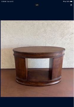One Heavy Solid Wood Oval Dining Table Base