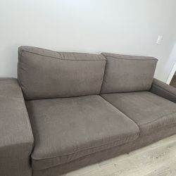 Dark Grey Couch 89” No Pet No Kid