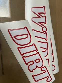 Custom Decals! Available in reflective vinyl ! Price depends on the size