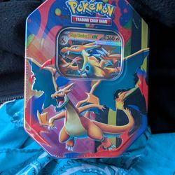 Sealed mega Charizard ex Y sealed tin