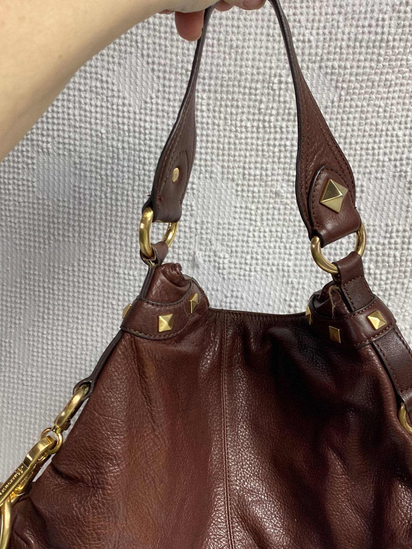 B. Makowsky Leather Hobo Purse