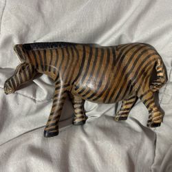 ANTIQUE ZEBRA MADE IN SOUTH AFRICA!