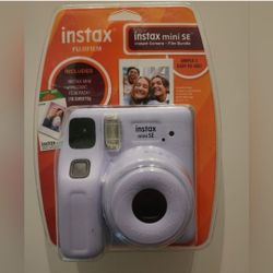 Fujifilm Instax Mini SE Instant Camera - Lilac + Free 10 Film Pack